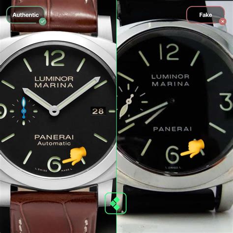 replica panerai vs real|fake panerai watches for sale.